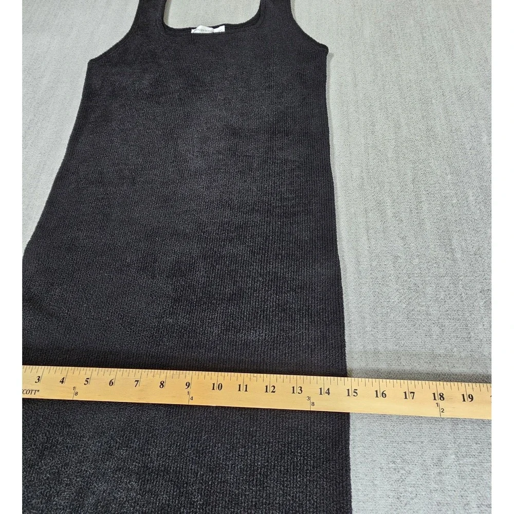 Torn by Ronny‎ Kobo Gigi Black Knit Sleeveless Square Neck Sweater Midi Dress